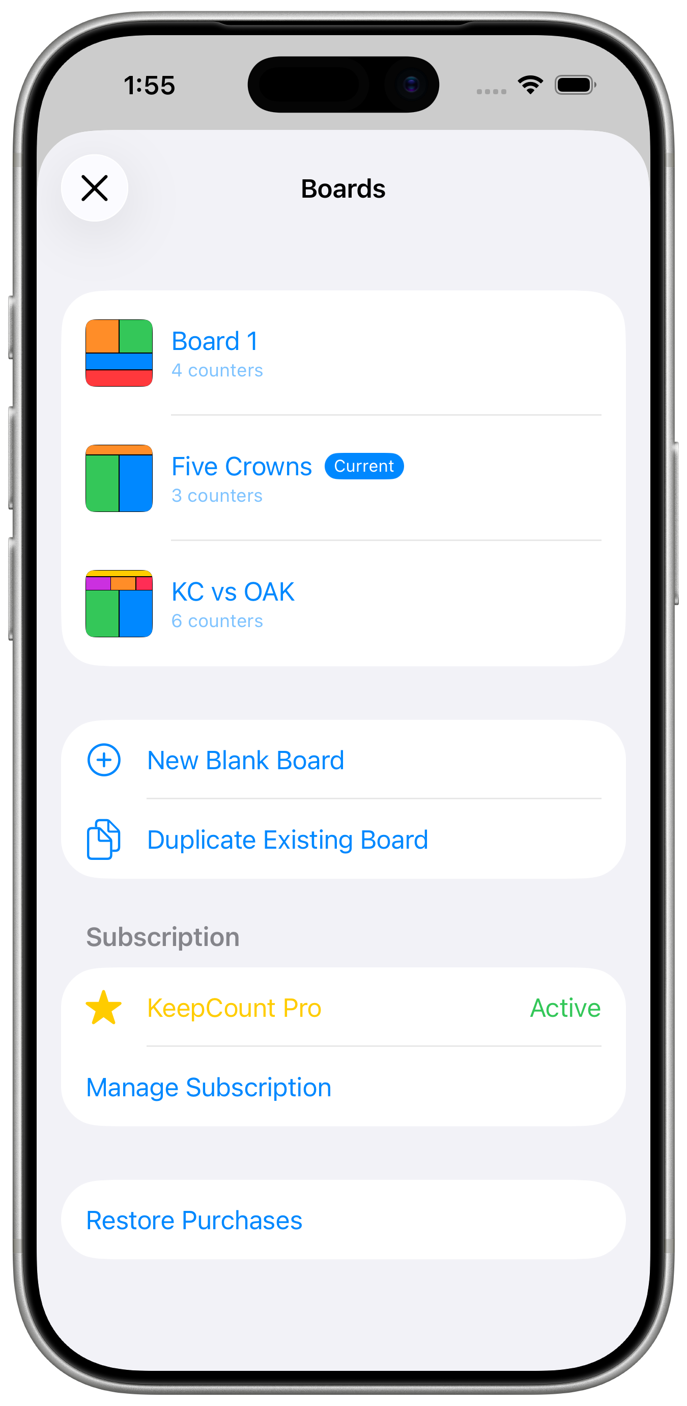 KeepCount Pro paywall view 4