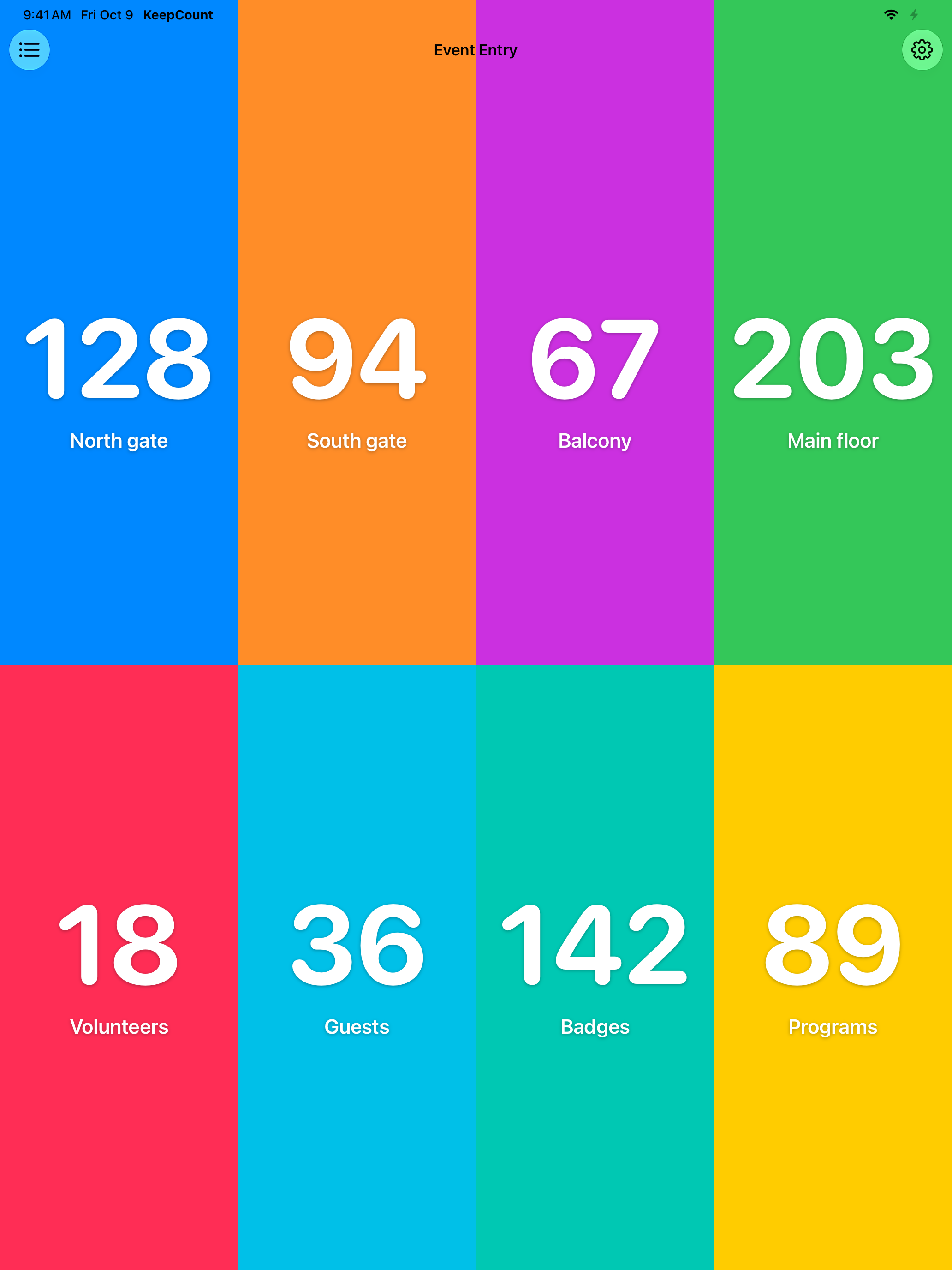 Count anything. One tap at a time. Scores, habits, stock, and everyday tallies.